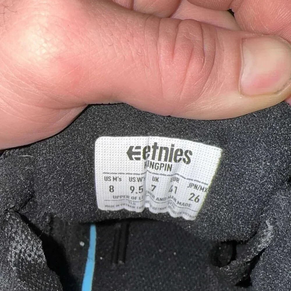 etnies Men's Kingpin Skate Sneakers Shoes - Picture 5 of 6